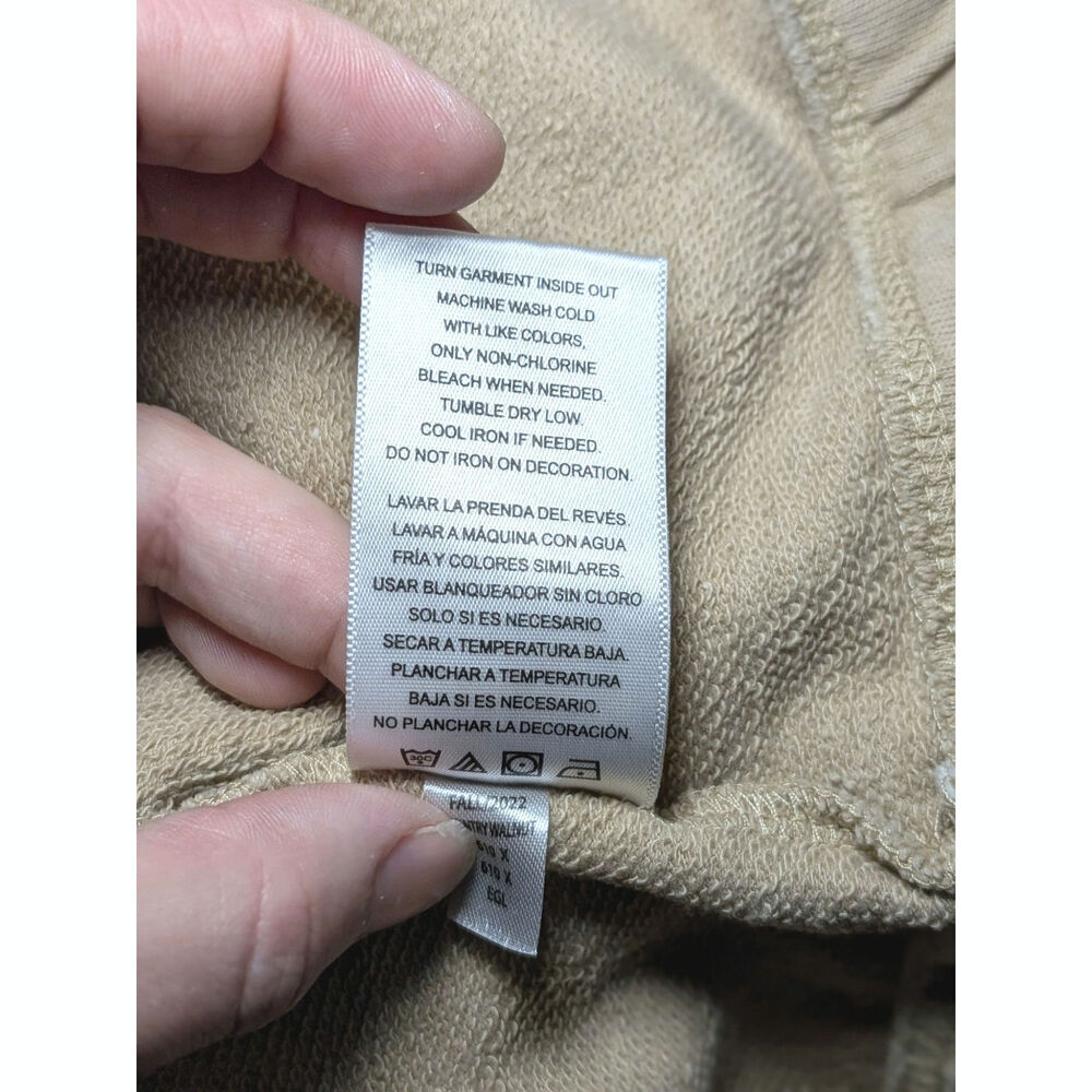 Champion Authentic Athleticwear Women's Medium Tan V-Neck Sweatshirt C Logo - Picture 11 of 12